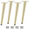 M?belf¨¹?e 4 St¨¹ck M?belbeine Kegel Schr?g/Vertikale M?belf¨¹?e Edelstahl mit rutschfeste Gummibasis DIY f¨¹r TV-Schrank Bett Sofa Badschrank