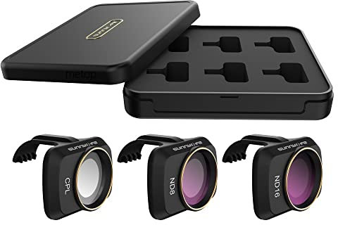 OZLLO [Drohnenteile] for DJI Mavic Mini 2/Mini SE Kameraobjektivfilter MCUV ND4 ND8 ND16 ND32 CPL ND/PL Filter Kit for Mavic Mini Drone Zubehör (Color : 3 PC Mix)