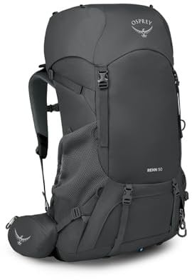 Osprey Renn 50 Wanderrucksack für Frauen Dark Charcoal/Gray Wolf O/S