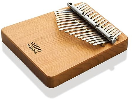 HOKEMA Kalimba B17 Mini - Nachhaltig in Deutschland produziertes Musikinstrument - Finger Piano mit 17 Tönen in C-Dur - Ideal für Yoga, Kinder & Erwachsene - Qualitätsinstrument Familienunternehmen