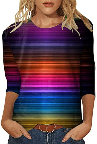 GFPGNDFHG hemdbluse Damen Sommer Schuhe Frau sexy leinenblusen Bad Taste Party Damen Tunika Marron Grün Blau Geometrischer Karodruck Langarm Lässig Vintage Boho Ethnisch Rundhals Langes Böhmisches