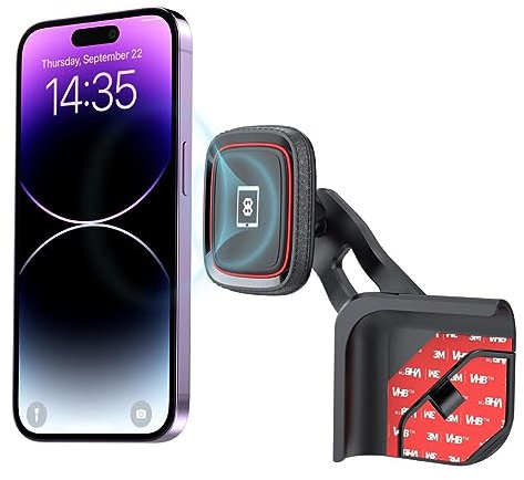 Mega Mounts Phone Mount For Tesla MagSafe Car Mount Compatible with Model 3 / Y/S (2021) / X (2021) Compatible With All Phones iPhone 16, 15, 14, 13 and iPhone 12 Models