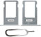 IS-TECK SIM-Kartenhalter Ersatz SIM-Tray Kompatibel mit iPhone 6 inklusive SIM-Nadel SIM-Kartensteckplatz (Space Grey)
