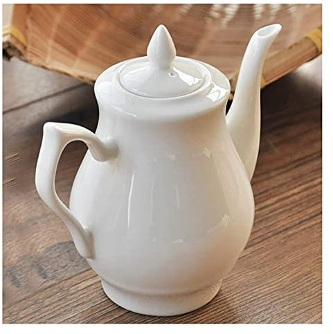 Cruche de vinaigre de sauce de soja en céramique, bouteilles de condiments, distributeur de bouteilles d'huile en céramique blanche, bouteille de distributeur d'huile d'olive vintage anti-fuite, condi