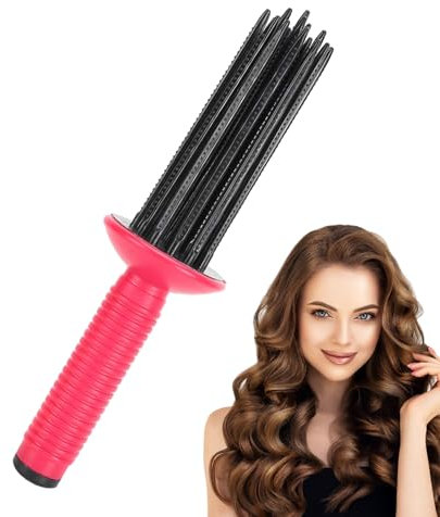 Heißluft-Stylingbürste, Heißluftkämme Für Flauschiges Haar, Curling Roll Comb, Hair Fluffy Curling Roll Comb, Haushaltsfrauen-Heißluftkämme Für Flauschiges Haar