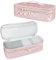 Travel Carrying Case for Hair Dryer Shark Flexstyle Dyson Airwrap, Double-Layer Hair Accessories Tools Storage Case for Revlon One-Step, Shockproof Protection Organizer Travel Carrier Bag, Pink
