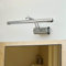 Licht-Erlebnisse LED Spiegelleuchte Chrom IP44 mit Schalter schwenkbar 4000 K B: 40 cm Metall Wandlampe Spiegel Bad Badezimmerleuchte Wand