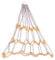 MARCBUSE Geflochtenes Metallketten-Basketballnetz, Outdoor-Tor, Basketballnetz, Ersatz, Outdoor-Tor, Training, Basketballnetz