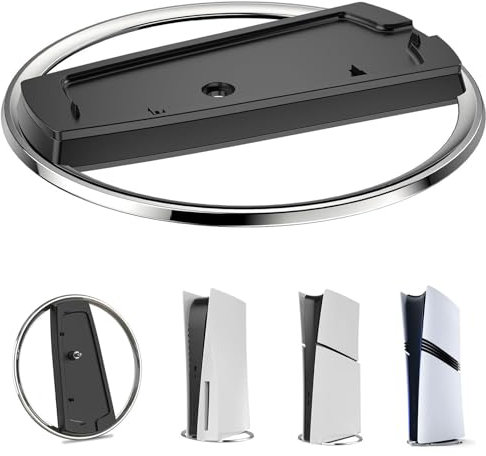 LOKYOYO Supporto verticale per console PS5/PS5 Pro, compatibile con Playstation 5 Slim, base verticale in metallo, supporto antiscivolo per PS5 Slim e PS5/console digitale