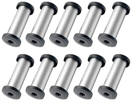 10 St. Messergriff Messergriffstifte Nieten Mutter Schraube Befestiger(M4*19)