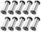 10 St. Messergriff Messergriffstifte Nieten Mutter Schraube Befestiger(M4*19)