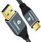 Thzzhnno USB C auf VGA Kabel 3M, USB Typ C auf VGA Konvertierung 1080P@60Hz für Laptops, Handys, Tablets HDTV,Displays und Projektoren