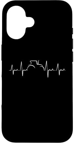 Landwirtschaft Traktor Herzschlag Geschenk Trekker Bauernhof Hülle für iPhone 16