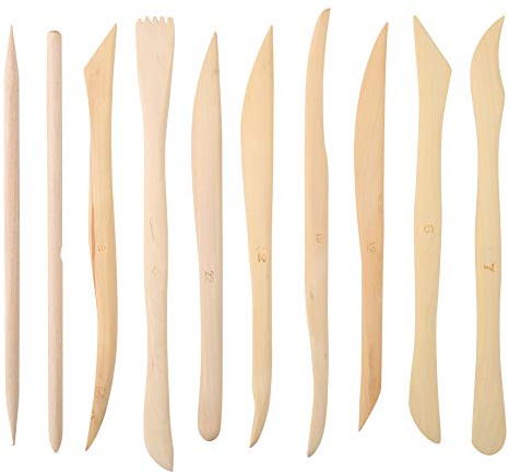 10 Teile/satz Ton Schnitzen Modellierung Werkzeug Textur Erstellen Keramik Skulptur Werkzeuge für Handwerk Enthusiasten