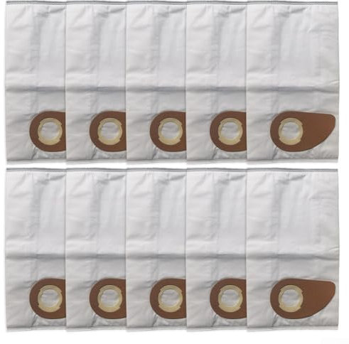 ZiStarlilife Lot de 10 sacs à poussière pour aspirateur NILFISK Buddy II humides et secs, comparable au sac à poussière en tissu 81943048, nettoyage efficace