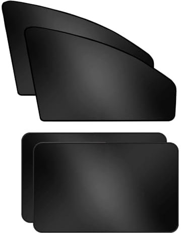 XIYUANFA Parasol de Coche Magnético para Volvo XC-60 (XC60) 2017-2024, Parasol Coche Lateral Ventana Lateral Protección UV Et Solar Cortinas Accesorios para Coche,Black
