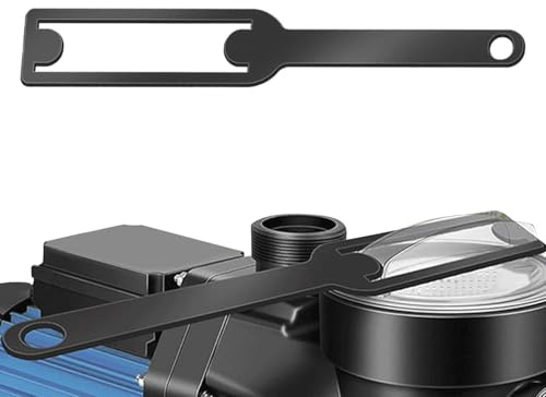 Walopola Pool Pump Removal Wrench | Spa Tub Strainer Lid Wrench - Double-Ended Pool Pump Cover Removal Tool for Spa, Backyard, Outdoors, Garden
