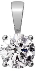 Lyomi Damen Anhänger 585/- Gold 1,2cm Glänzend Diamant Lab Grown weiß 1,0ct. 067340222-1