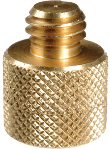 Manfrotto 088 Stand 1/4-20-Inch Female to 3/8-Inch Male 20mm Long Adapter - Replaces 3103,Nickel