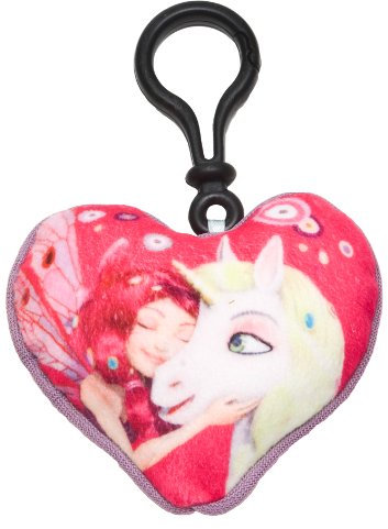 Mia and Me 118054 - Mia und Onchao Mini-Kissen mit Clip On, 9 x 9 cm