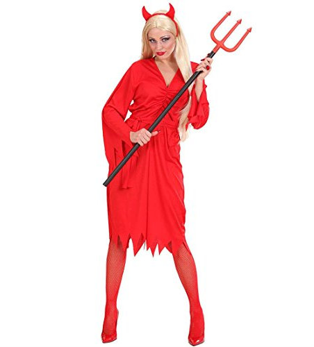 NET TOYS Forcone Diavolo componibile tridente Poseidone Accessorio Costume Satana Antica divinità del Mare Nettuno Arma a Tre Punte - 114 cm