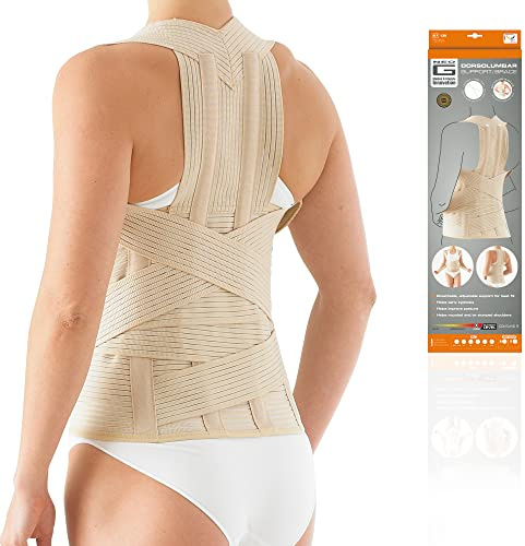 Neo-G Dorsolumbar Support Brace - Back Support For Early Kyphosis, Rounded Shoulders, Posture Correction, Muscular Aches, Lumbar Support - Fully Adjustable - Class 1 Medical Device - XX-Large - Long