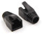 VCE RJ45 Strain Relief Boots for Cat6A/Cat7 Network Plugs, 20-Pack Ethernet Connector Protection Cover in Black