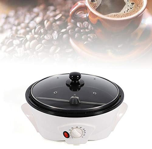 DiLiBee Machine à café torréfacteur électrique 1.2KW, capacité 1500g, température contrôlable, PP, 1200w, 220-240V, 35 min max, moderne, café en famille, carafe incluse