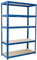 G-Rack 21 Sistema di scaffalature, Acciaio zincato Verniciato a Polvere, Blu, 2 bay