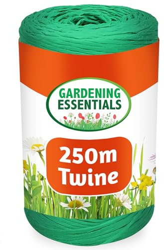 Filo da giardino verde da 250 metri,resistente spago da giardino ma delicato sugli steli delle piante, attrezzi da giardino e recinzioni,incluso e-book gratuito