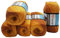 5 x 100 g Ilkadim Export Angora Active Strickwolle mehrfarbig mit Farbverlauf, 500 Gramm Strickgarn mit 25% Mohair Wolle-Anteil (terrakotta orange 844)