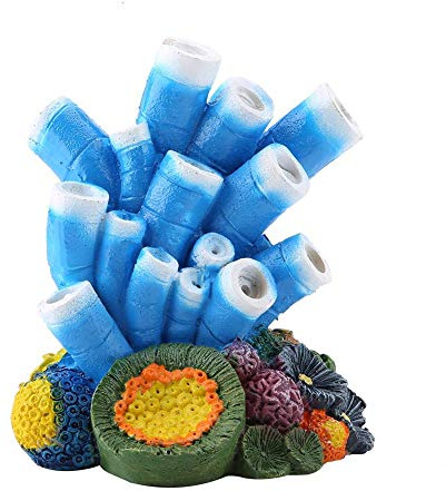 Atyhao Colorful Resin Coral Air Bubble Stone, Fish Tank Aquarium Decoration, Underwater Landscape Ornament