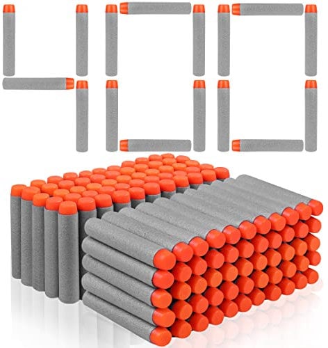 VCOSTORE Nerf Pfeile, 400 Stück Nerf Darts Nerf Munition Pfeile Dart Bullets Refill,Foam Pfeile für N-Strike Elite Blasters Series
