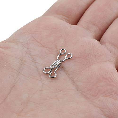 Odinest BH-Träger-Clips Haken Schieber Einsteller Kunststoff flach glatt unsichtbar nicht verziehen für Tops Racerback …, silber, 15 mm