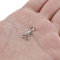 Odinest BH-Träger-Clips Haken Schieber Einsteller Kunststoff flach glatt unsichtbar nicht verziehen für Tops Racerback …, silber, 15 mm