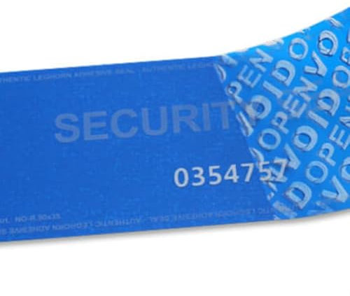 StickersLab 140 nummerierte VOID Etiketten ohne Rückstände 2x3cm