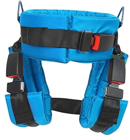 Harilla Nylon-GartenGartentrampolin-Gurt, GartenGartentrampolin-geschütztes Zubehör, Outdoor-Schnellspanner, zum von Kindern, Erwachsenen und Kindern, blaues L