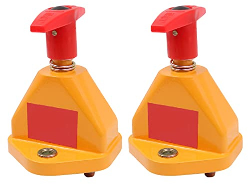 Tiardey Interrupteur de coupure d'isolateur de batterie de voiture, 12V/24V Interrupteur de mise hors tension de déconnexion de batterie pour voiture, bateau, camping-car, ATV Marine - Jaune