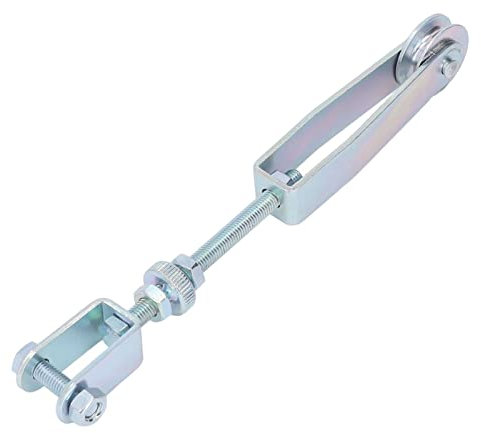 Regolatore del Cavo del Freno, Cavo del Freno a Mano del Rimorchio, Regolatore del Cavo del Freno a Mano del Parcheggio del Rimorchio 240 Mm di Lunghezza in Acciaio Inossidabile Zincato per Rimorchi