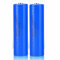 Baterías Recargables Batería de Litio Recargable 3.7V 2000Mah Icr Batería Recargable de Cabeza Puntiaguda Duradera de Capacidad Total para lámpara de Linterna LED, Azul