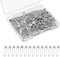 150 Stück Sicherheitsnadeln, 19mm Mini Sicherheitsnadeln für Kleidung Metall Sicherheitsnadel für Kleidung Nähen Basteln Schmuckherstellung (Silber)
