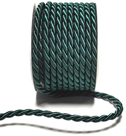 s.dekoda Kordel 10m x 6mm Grün Drehkordel Dekoband Kordelband Kordelschnur