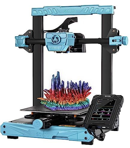 Sovol SV07 3D Drucker 500mm/s mit Klipper Firmware 5 Zoll Touchscreen, 300℃ High-Temp FDM 3D Printer Planetary Dual-Gear Direct Extruder Auto Leveling Power Supply Druckgröße 220x220x250 mm