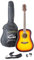 Westerngitarre Starter Kit Red Hill WGS-1 SB, Dreadnought Cutaway, Fichtendecke, X-Bracing, Lindenholz Korpus, Palisander Griffbrett, inklusive Gigbag und Stimmgerät