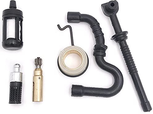 Peowuieu Oil Pump Gear Heating Oil Filter Line Set for 180 170 MS180 MS170 018 017 Chains Saw Parts 11236407102
