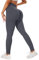 DDOBB Scrunch Leggings Damen Butt Sport Nahtlose Po Push Up Booty High Waist Sportleggins Lang Gym Fitness Leggins Blickdicht Laufhose Dehnbar Yoga Pants(Dunkelgrau,L-XL)