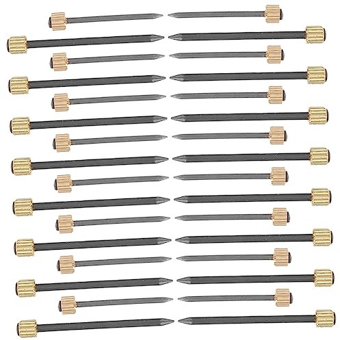 Angoily 50 Stück Stahlnagel mit schwarzem Kupferkopf Nagelzubehör Wandbildaufhänger aus Gips Bilderrahmen kleiderständer hängende Nägel für Wandkunst Malerei Kleiderbügel