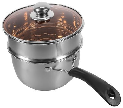1 Set Di Pentola in Acciaio Inossidabile Con Manico Singolo Per Cottura A Vapore E Zuppe Per Uso Domestico
