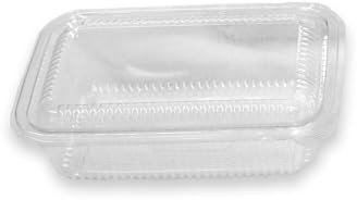 Wertpack Salatschale LEONIE, rPET, transparent, mit Deckel, 1000 ml, 185x118x73 mm, 100 Stück