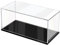 JUJOMAT Acryl Vitrine Schaukasten Vitrine Box Klare Display case mit Schwarzer Basis Schaukasten für Figuren Sammlerspielzeuge 45*20*20cm
